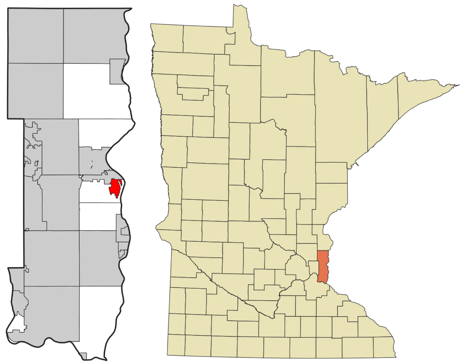 View of Bayport, MN