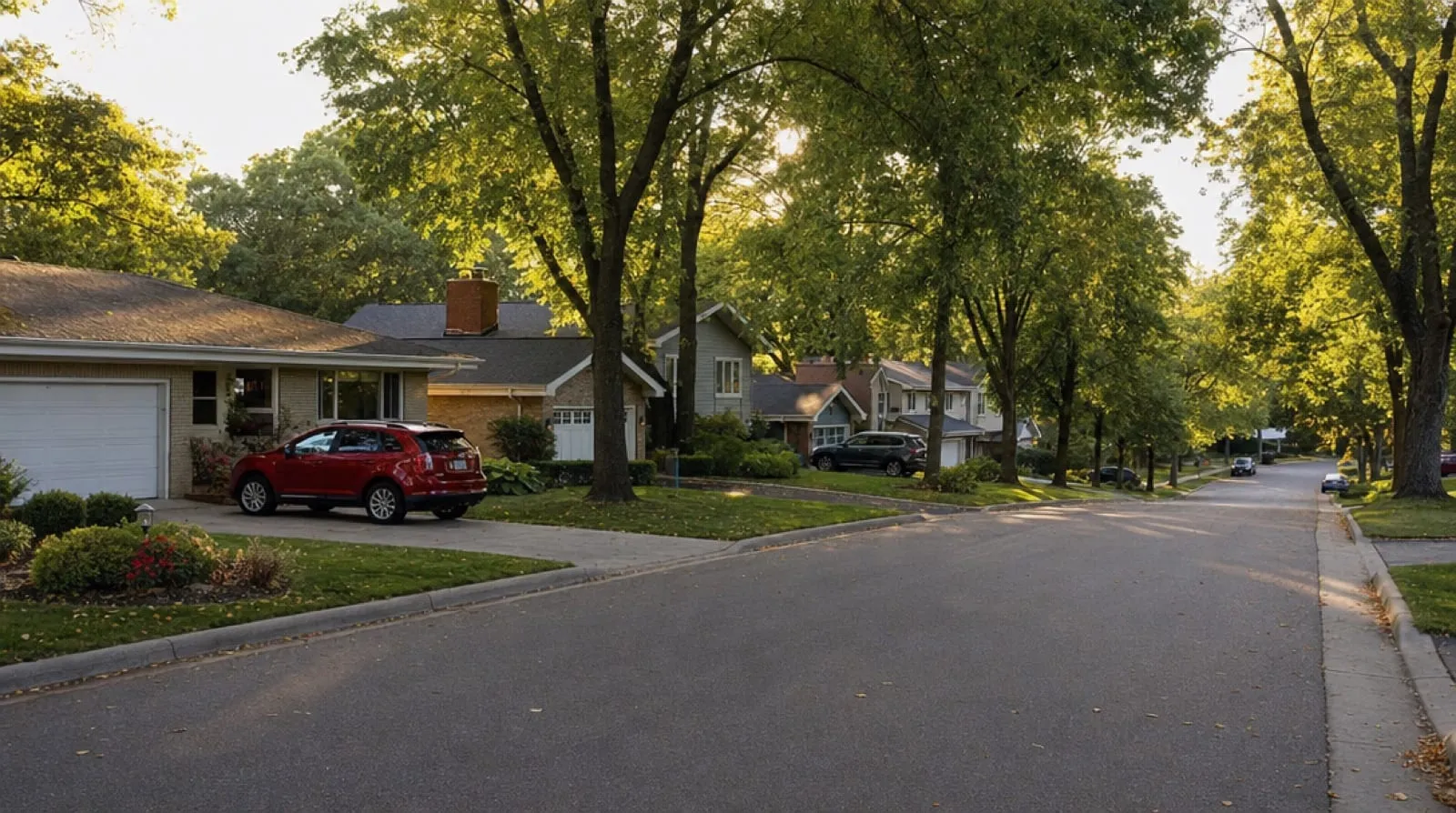 Established residential neighborhood in Edina, Minnesota