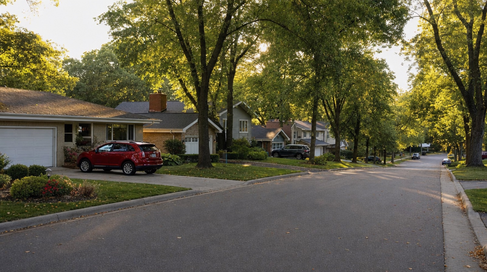 Established residential neighborhood in Edina, Minnesota