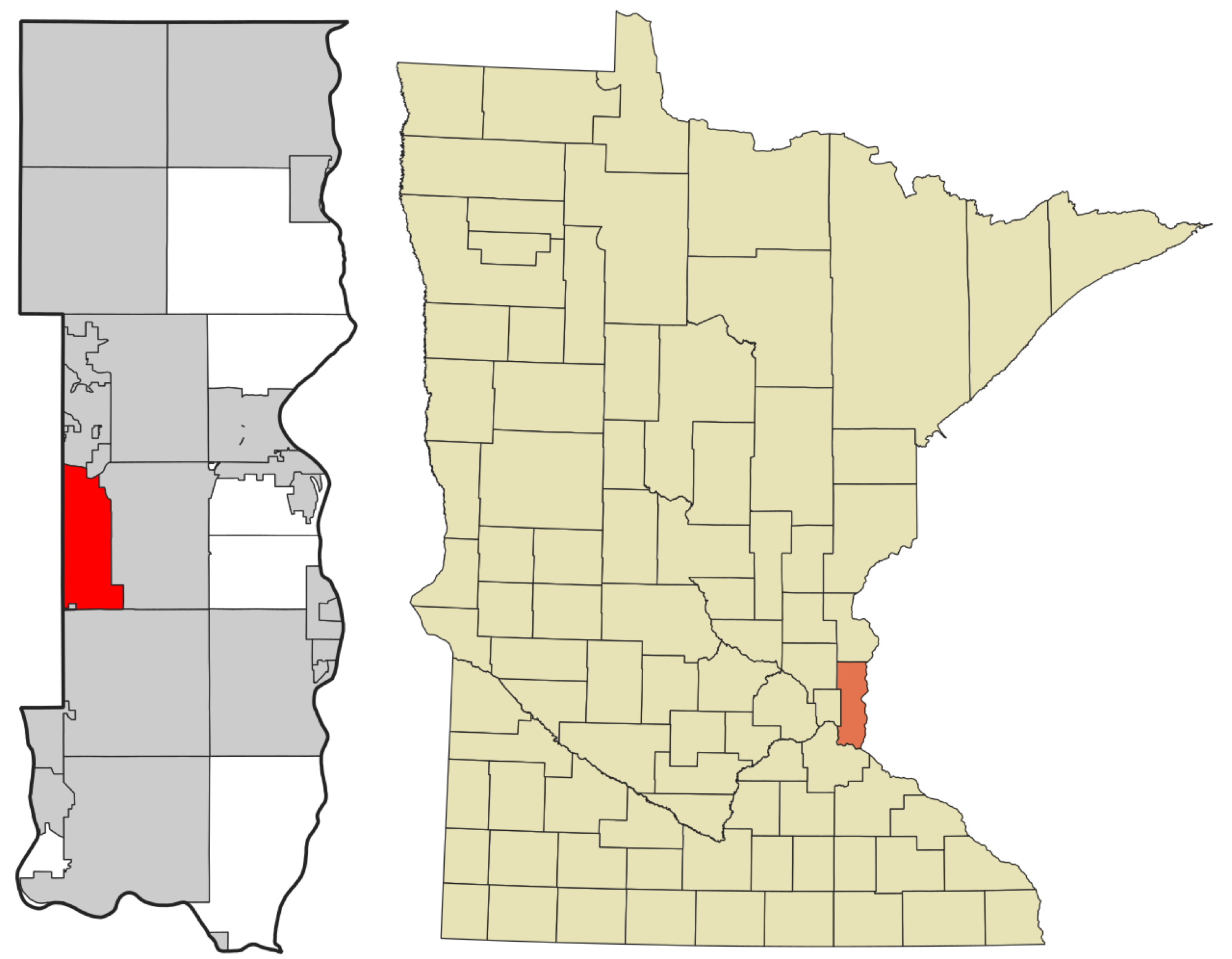 Oakdale, MN — view of Oakdale
