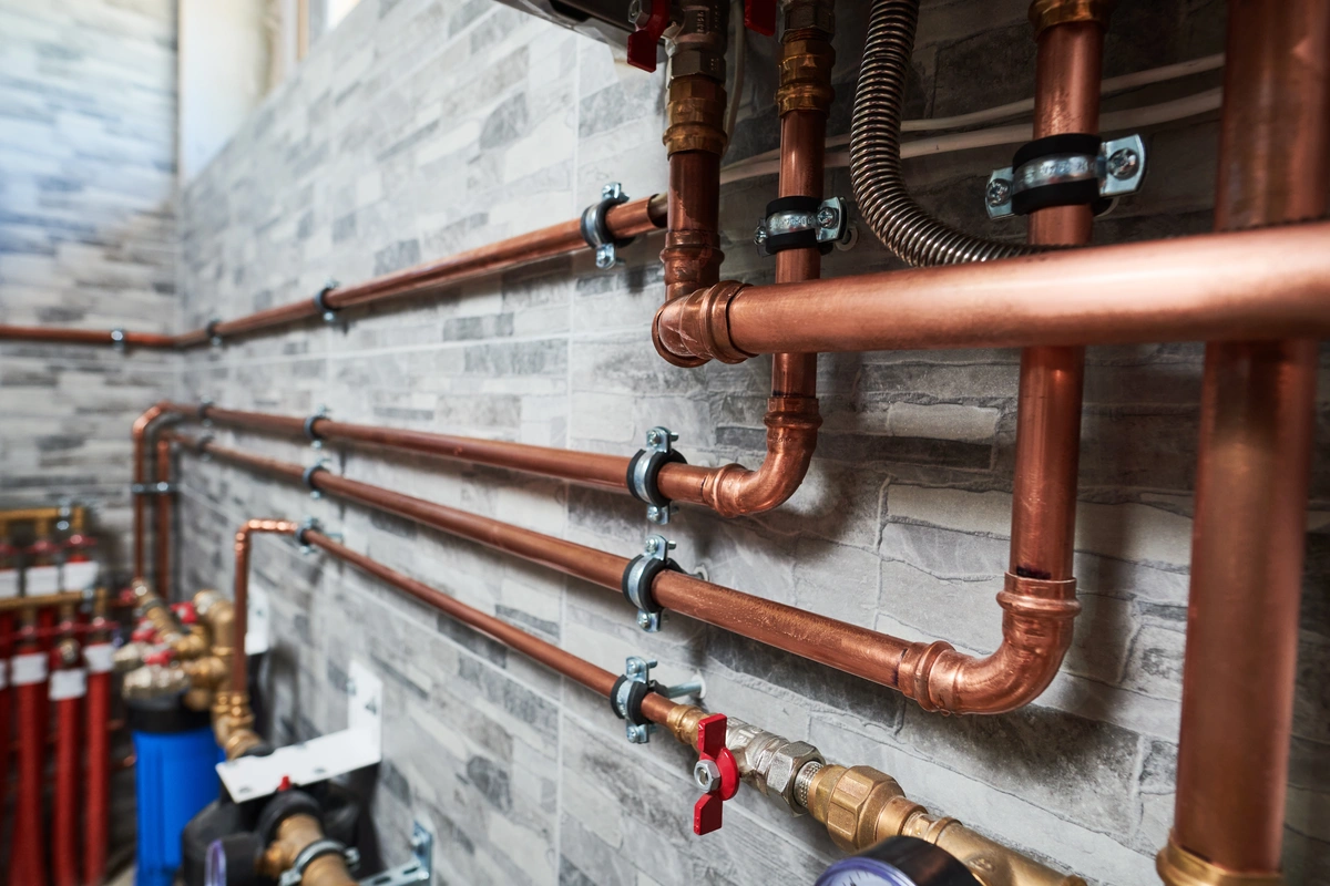 copper piping done by the best plumbers in st. paul